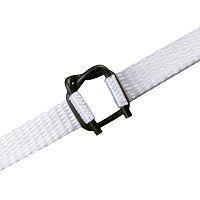 cord woven strapping and phophastized buckle